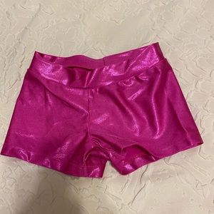 Children’s gymnastics shorts.
